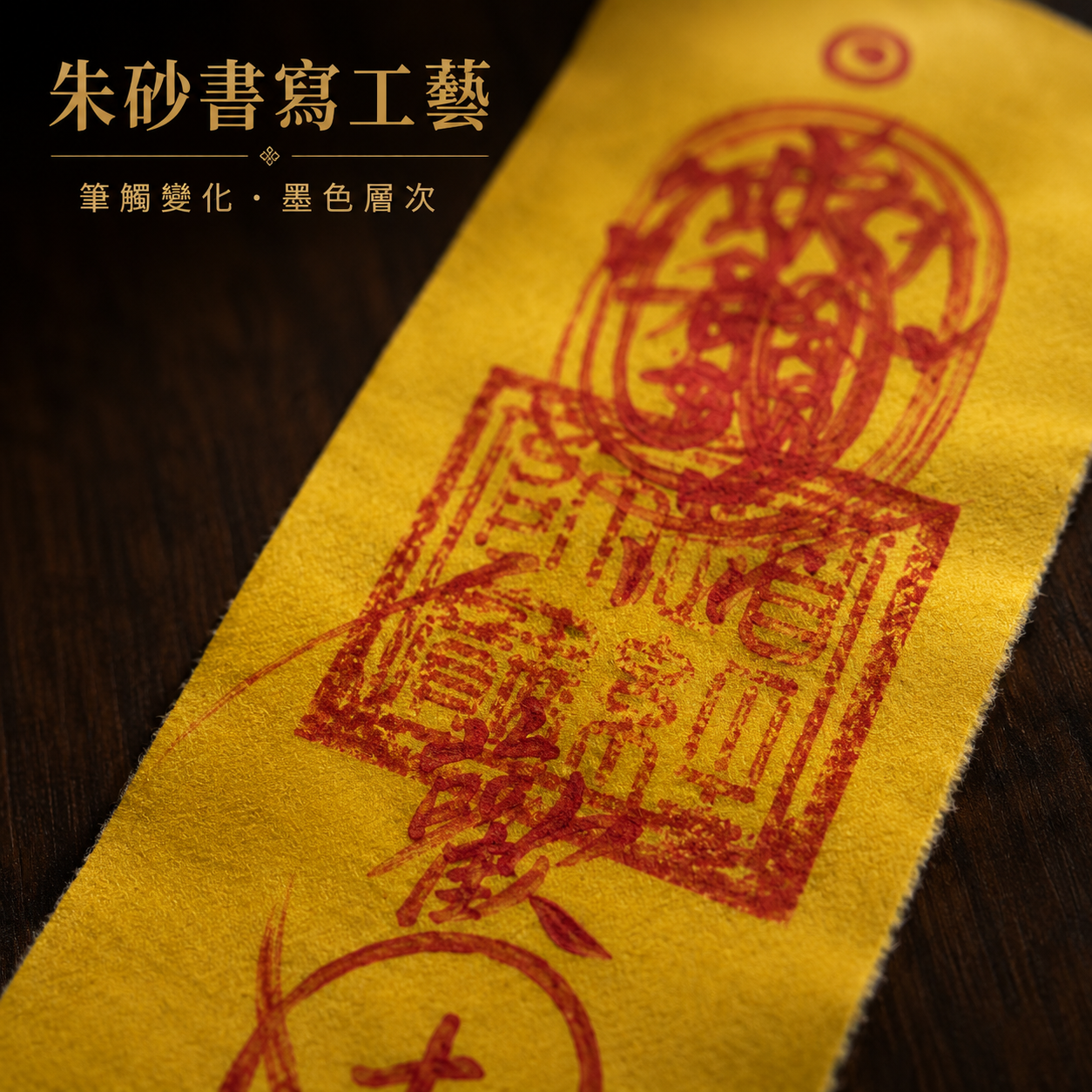 【玄運阁】道家手繪和合符｜傳統和合文化符箓｜人緣關係祝福收藏品