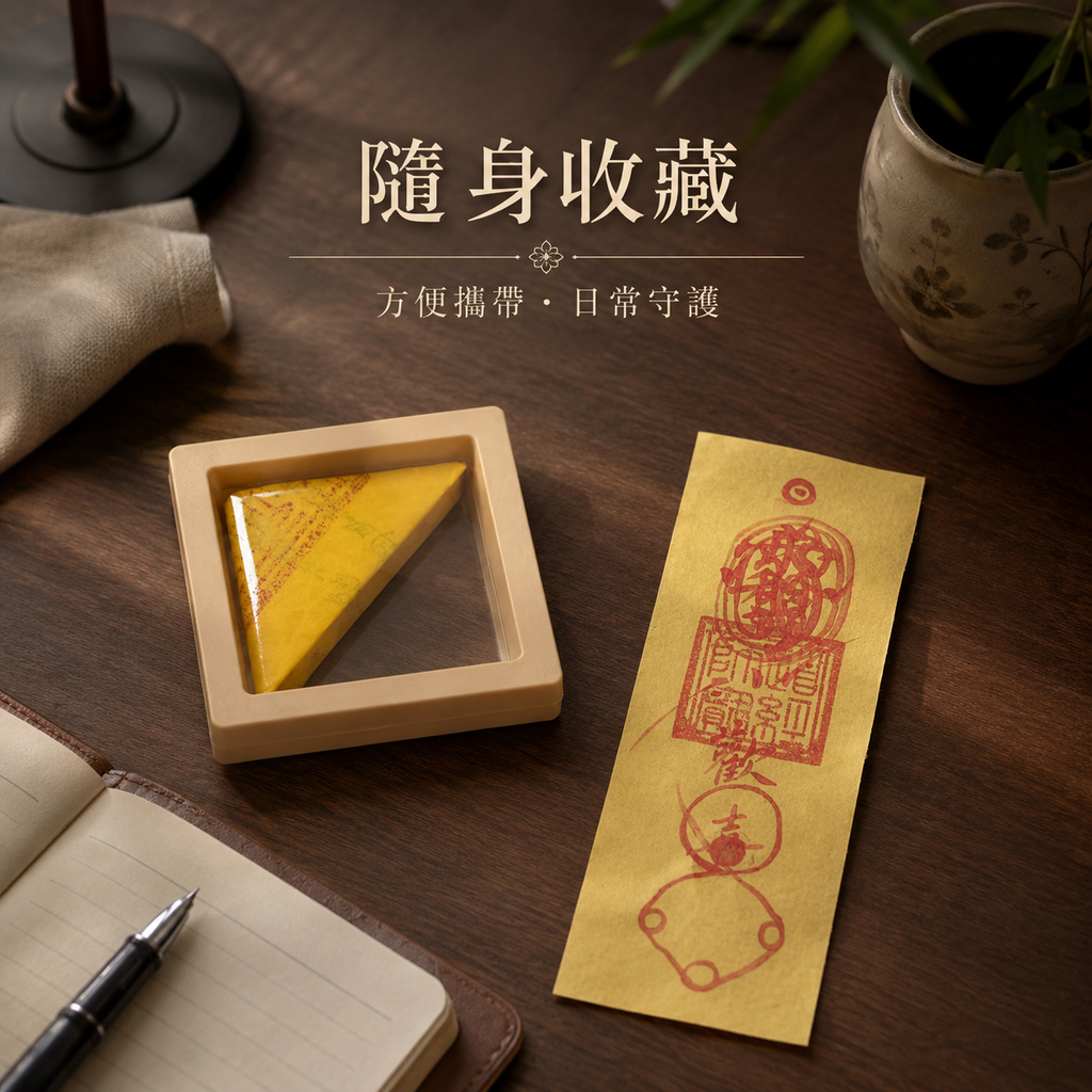 【玄運阁】道家手繪和合符｜傳統和合文化符箓｜人緣關係祝福收藏品