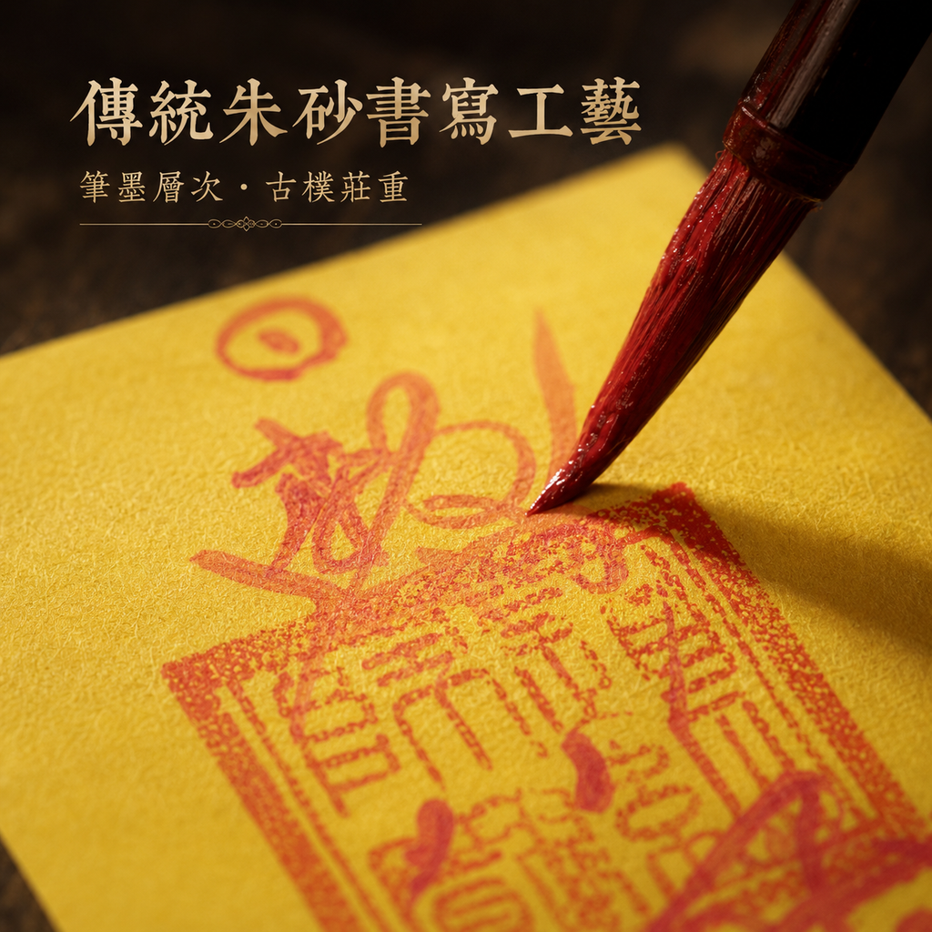 【玄運阁】道家手繪財神符｜趙公明元帥文化符箓｜傳統祝福收藏品